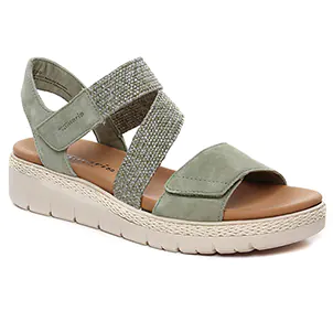 Tamaris 28241 Sage : chaussures dans la même tendance femme (nu-pieds-talons-compenses vert) et disponibles à la vente en ligne 
