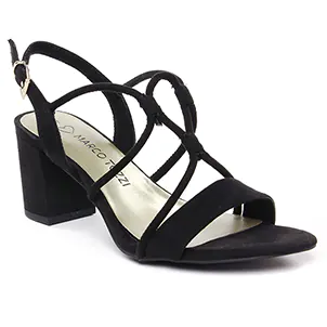 Marco Tozzi 28308 Black : chaussures dans la même tendance femme (nu-pieds-talon noir) et disponibles à la vente en ligne 
