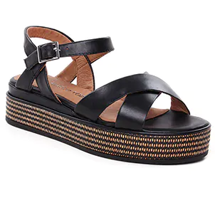Marco Tozzi 28769 Black : chaussures dans la même tendance femme (sandales-compensees noir) et disponibles à la vente en ligne 
