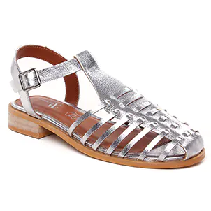 Vanessa Wu Sd2534 Argent : chaussures dans la même tendance femme (sandales gris argent) et disponibles à la vente en ligne 