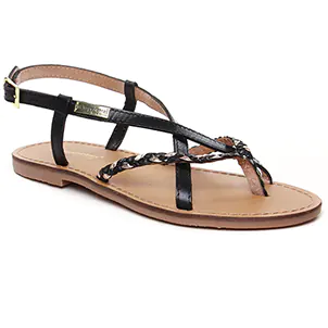 Les Tropéziennes Chou Noir Multi : chaussures dans la même tendance femme (sandales noir) et disponibles à la vente en ligne 