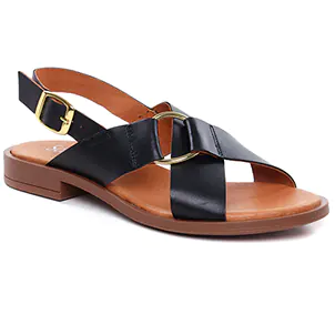 Scarlatine Co45126A Noir : chaussures dans la même tendance femme (sandales noir or) et disponibles à la vente en ligne 