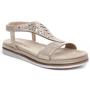 Tamaris 28247 Light Gold : chaussures dans la même tendance femme (sandales or) et disponibles à la vente en ligne 