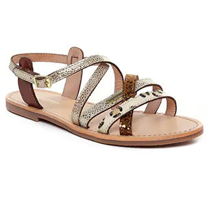Les Tropéziennes Hapaxgum Leop Multi : chaussures dans la même tendance femme (sandales-plates beige léopard) et disponibles à la vente en ligne 