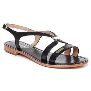 Les Tropéziennes Hamoon Noir : chaussures dans la même tendance femme (sandales-plates noir) et disponibles à la vente en ligne 