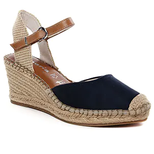 Tamaris 29610 Navy : chaussures dans la même tendance femme (espadrilles-compensees bleu marine) et disponibles à la vente en ligne 