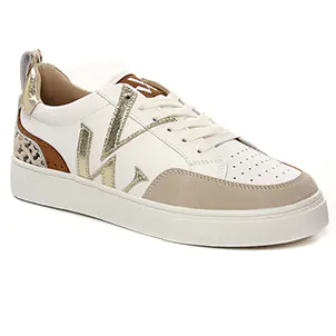 Vanessa Wu Bk2656 Or : chaussures dans la même tendance femme (tennis blanc or) et disponibles à la vente en ligne 