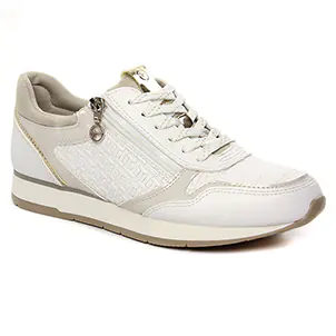 Tamaris 23603 Offwhite Comb : chaussures dans la même tendance femme (tennis blanc) et disponibles à la vente en ligne 