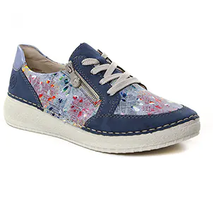 Rieker 50900-90 Jeans Ciel : chaussures dans la même tendance femme (tennis bleu multi) et disponibles à la vente en ligne 