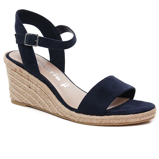 Espadrilles Tamaris 28300 Navy, vue principale de la chaussure femme