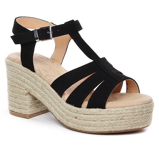 Nu Pieds Et Sandales Mtng Courtney 51820 Noir, vue principale de la chaussure femme