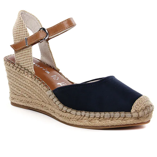 Espadrilles Tamaris 29610 Navy, vue principale de la chaussure femme