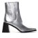 boots élastiquées gris argent mode femme printemps été 2024 vue 2