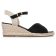 espadrilles compensées noir mode femme printemps été vue 2