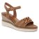 nu-pieds compensés marron mode femme printemps été vue 1