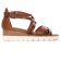 nu-pieds compensés marron mode femme printemps été vue 2