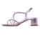 nu-pieds talon violet métal mode femme printemps été 2024 vue 3