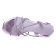 nu-pieds talon violet métal mode femme printemps été 2024 vue 4