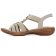 sandales beige mode femme printemps été vue 3