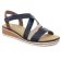 sandales bleu marine mode femme printemps été vue 1