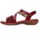 sandales bordeaux mode femme printemps été vue 3