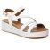 sandales compensées blanc mode femme printemps été 2024 vue 1