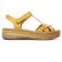 sandales compensées jaune mode femme printemps été 2024 vue 2