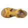 sandales compensées jaune mode femme printemps été 2024 vue 4