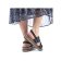 sandales compensées noir mode femme printemps été 2024 vue 8