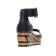 sandales compensées noir mode femme printemps été 2024 vue 7