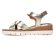 sandales compensées or mode femme printemps été vue 3