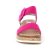 sandales compensées rose fuchia mode femme printemps été 2024 vue 6