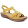 sandales jaune mode femme printemps été vue 1