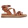 sandales marron mode femme printemps été vue 2