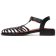 sandales noir mode femme printemps été 2024 vue 3