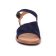 Sandales Plates bleu marine mode femme printemps été 2024 vue 6