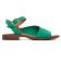 Sandales Plates vert mode femme printemps été 2024 vue 2
