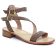 sandales taupe mode femme printemps été vue 1