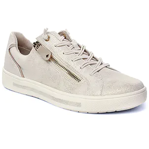 tennis beige irisé or même style de chaussures en ligne pour femmes que les  Rieker