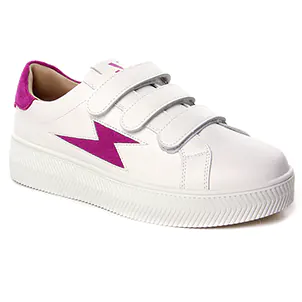 baskets-mode blanc rose même style de chaussures en ligne pour femmes que les  No Name