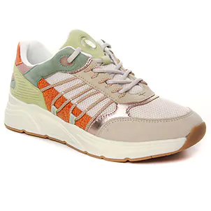 baskets-mode vert orange même style de chaussures en ligne pour femmes que les  Hoff