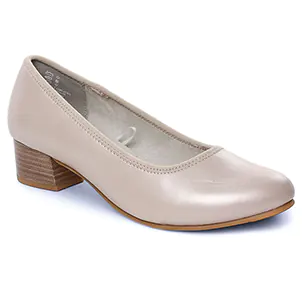 escarpins-trotteur beige perle même style de chaussures en ligne pour femmes que les  Jana