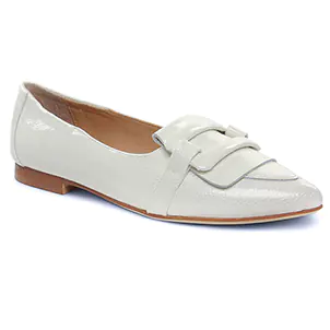 Regarde Le Ciel Jeanine-02 Vernis Blanc : chaussures dans la même tendance femme (mocassins blanc) et disponibles à la vente en ligne 