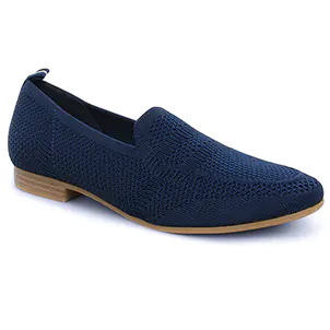 mocassins bleu marine même style de chaussures en ligne pour femmes que les  Jana