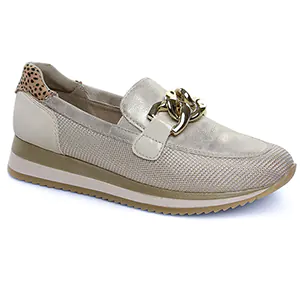 mocassins-plateforme beige doré même style de chaussures en ligne pour femmes que les  Coco Et Abricot