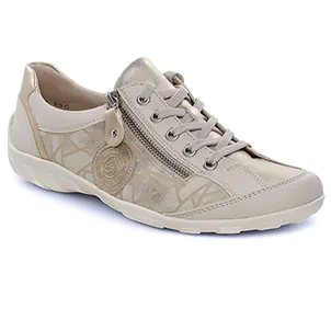 tennis beige irisé même style de chaussures en ligne pour femmes que les  Marco Tozzi