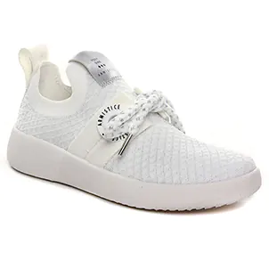 baskets-mode blanc argent même style de chaussures en ligne pour femmes que les  Caprice