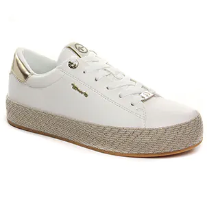 tennis blanc or même style de chaussures en ligne pour femmes que les  Tamaris