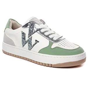 tennis blanc vert même style de chaussures en ligne pour femmes que les  Jana