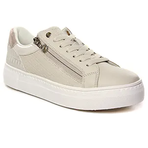 tennis-baskets-plateforme beige doré même style de chaussures en ligne pour femmes que les  Xti